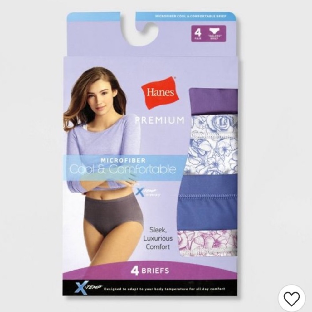 Hanes Premium Women’s Microfiber pack of 4